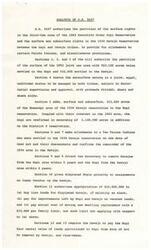 ["H.R. 5647 authorizes the partition of surface rights in the Joint-Use Area of the Hopi and Navajo reservations, with specific acreage allocated to each tribe. The bill also provides for allotments to certain Paiute Indians, directs the removal of Navajos from Hopi lands and vice versa, and includes provisions for compensation, protection of religious sites, and legal actions. An appropriation of $16,000,000 is authorized to implement the provisions of the Act."]