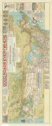 ["Trans-Canada Highway map for 1915-1949, which also shows United States highway systems. Dimensions: 23 x 55."]