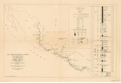 ["This map of the Pan American Highway System, focusing on the North American Section of the Inter-American Highway, features a route map and condition chart produced by the Pan American Highway Confederation in Washington D.C. It displays mileage by countries and road types, including paved, all-weather, dry-weather, and trails.  Dimensions: 15 1/2 x 23"]
