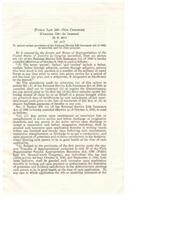 ["This act amends certain provisions of the National Service Life Insurance Act of 1940, specifically regarding who qualifies as a beneficiary, granting insurance to individuals upon reenlistment or reemployment in active service, and the types of insurance plans available. It also addresses the granting of insurance to individuals who were previously denied due to health conditions and later became disabled or died in line of duty."]
