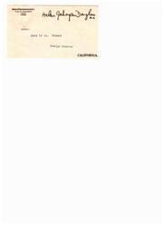 ["The document is in response to a request for information about a bill to incorporate the American Veterans of World War II. The author, Helen Gahagan Douglas, is working to secure passage of the bill and explains that national organizations like AMVETS are incorporated by Congress to clarify their status under federal tax statutes. The author offers further assistance and assures the recipient of their willingness to help."]