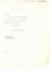 ["The document is a letter from Helen Oshagan Douglas to Chet Huntley, in which she mentions sending a contribution for Negro History Week. She asks if he can use it and expresses appreciation."]