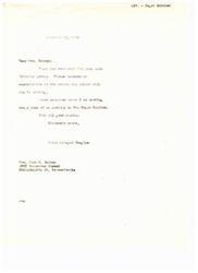 ["The document is a letter from Helen Gahagan Douglas to Mrs. June W. Dabney, thanking her and other members of the American War Mothers for their support and appreciation of her article on The Negro Soldier. The document expresses gratitude for the recognition of the challenges faced by African American soldiers and their achievements. It includes signatures of the members of the organization who attended a meeting where the article was discussed."]