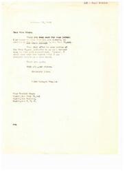 ["Helen G. Douglas expresses gratitude for the reprint of her article on The Negro Soldier in the News Digest. She appreciates the offer of reduced rates for copies but only needs two, which she can likely find at a newsstand. The News Digest requests a list of names and addresses for distribution of the article and offers to notify specific publications in her district. They also offer to sell copies at a reduced rate if she wishes to purchase them for distribution."]