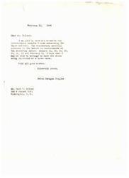 ["Helen Gahagan Douglas sent introductory remarks about the Negro Soldier to Mr. Miller, which were published in the Congressional Record in January and February 1946. Mr. Miller thanked her for the remarks and asked for clarification on where the first report appeared."]