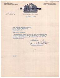 ["The document is addressed to Mrs. Helen Gahagan Douglas, enclosing an editorial titled \"\"Negro\" History A Chapter II\" and expressing regret for the delay. The editorial discusses the situation in Indonesia and proposes a representative government under a Governor-General for the country, offering a compromise solution between independence and continued membership in the Netherlands kingdom. The author also criticizes Russian-British power politics and urges the United States to influence Moscow and London to find a peaceful resolution in Indonesia. Additionally, the letter briefly mentions the conviction of General Masahura Homma for allowing atrocities to be committed by his troops."]