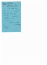 ["Eva Schwing's is requesting a copy of a recent speech on the role of the \"Negro\" soldier in the war from Congresswoman Helen Gahagan Douglas. The document is dated April 8, 1946 and includes the address of Eva Schwing's in New York."]