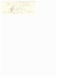 ["Mr. Earl A. Taylor, residing at 12420 North Street, is requesting a copy of a document regarding a Negro soldier from Washington, D.C. He can be reached at Apartment 3."]