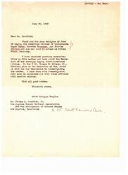 ["The document is a series of letters and telegrams regarding the arrest of Negro officers at Freeman Field, Indiana for refusing to accept segregation. The National Association for the Advancement of Colored People is urging the War Department to release the officers and take appropriate action against the commanding officers responsible. The situation involves the classification of Negro officers as trainees and their restriction from using certain Officers' Clubs designated for white officers. The War Department is investigating the matter."]