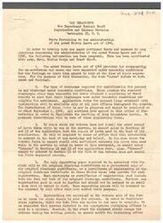 ["The document provides information on the administration of the Armed Forces Leave Act of 1946, which compensates ex-servicemen and women for unused leave time at the time of their separation. The Act applies to those with honorable discharges, and application forms are available at post offices. Veterans can estimate their leave time if unsure, and supporting documents include the original discharge certificate. Claims must be postmarked by September 1, 1947, and service periods between September 8, 1939, and August 31, 1946, are eligible. The limit on accrued leave time is 120 days, and settlement is based on rank, length of service, and subsistence allowance."]