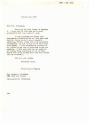 ["Mrs. Dickerson wrote to Congresswoman Helen Gahagan Douglas seeking help for her husband, Private First Class George W. Dickerson, who had been convicted of Grand Theft and faced a Bad Conduct Discharge. Mrs. Dickerson believed her husband was not mentally responsible for his actions and needed medical attention. She had also contacted Congressman Lewis Ludlow for assistance. Congresswoman Douglas expressed sympathy for the situation and assured Mrs. Dickerson of her support and cooperation in resolving the case."]