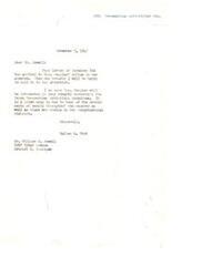 ["Samuel Sacks expresses his opposition to the House Un-American Activities Committee and urges for its disbandment or discontinuation of the current investigation. He highlights his concerns about the committee's infringement on civil liberties and discrimination. Walter R. Pick acknowledges Sacks' letter and mentions that it will be brought to the attention of Mrs. Douglas, who has criticized the committee in the past."]