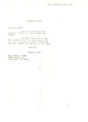 ["Mr. Raines is requesting a copy of a report on Civil Rights to the President by Charles E. Wilson, but is informed by Walter R. Pick that Mrs. Douglas does not have an allotment of the report. Pick suggests Raines contact the Government Printing Office in Washington, D.C. to purchase a copy for one dollar, as they will have a new printing available after November 17th. Raines also expresses concerns about recent hearings on Communism."]