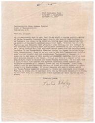 ["The document is a letter expressing concern about the behavior of a committee in the House, specifically towards a witness. The writer hopes for the witness to be acquitted and for the committee to be abolished. The document also praises the recipient for their previous actions."]
