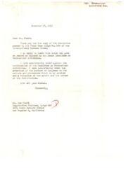 ["The author, a veteran of World War II, is urging Representative  Helen Gahagan Douglas to support the American Committee in abolishing the Un-American Activities Committee. They argue that it infringes on citizens' rights regardless of political affiliation and compares it to the tactics used by Nazis against opposition. The author also mentions Hollywood's involvement in the issue."]