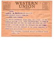 ["The document is asking Helen G. Douglas to take a strong stand in defending Hollywood artists who have been subpoenaed and to work towards abolishing the Thomas Rankin Un-American Committee when Congress convenes on Monday. It is signed by Emma Hill."]