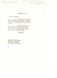 ["The document from John Haiduk to Congresswoman Helen Gahagan expresses support for defending Hollywood writers cited for contempt of Congress, criticizes the methods used by the House Un-American Activities Committee, and raises concerns about the potential loss of civil liberties due to anti-Communist hysteria. Haiduk emphasizes the importance of clarifying the meaning and objectives of Communism and warns against the persecution of minority political parties."]