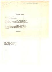 ["Mr. Bradbury received a telegram from Congressman Howard C. Bradbury expressing gratitude for his support. The telegram also included a message of encouragement for Bradbury's return to Congress."]