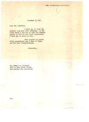 ["The document is a response to Miss Hirschfeld expressing appreciation for her support regarding a recent stand taken on the floor of the House. There is also mention of a consumer stand and a citation in the Daily News. The document ends with well wishes for good health."]