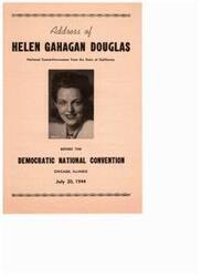 ["Helen Gahagan Douglas spoke at the Democratic National Convention in 1944, emphasizing the importance of freedom and the responsibility that comes with it. She stressed the need for experienced and capable leadership in wartime and post-war periods. She highlighted the Democratic Party's commitment to the interests of the American people, soldiers, workers, and businesses. Douglas portrayed the Democratic Party as the true conservative party, focused on conserving the heritage and resources of the American people and promoting a prosperous and democratic society."]