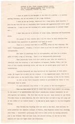 ["Mrs. Helen Gahagan Douglas spoke at the New York Herald Tribune Forum in 1944, discussing the importance of winning the war, preventing future aggression, and building a world organization for peace. She emphasized the philosophy of unity and collaboration with other nations, crediting President Roosevelt for his vision and actions to strengthen national defense. She criticized Republican opposition to preparedness measures and highlighted the importance of Democratic votes in passing key legislation. Douglas warned against trusting Republican leaders with guiding the country to finish the war and establish peace."]