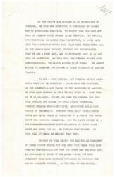 ["The document discusses the importance of freedom and the responsibility that comes with it, especially during wartime. It emphasizes the need for experienced and capable leadership in the upcoming national election. The document also highlights the Democratic Party's commitment to the interests of the American people, particularly soldiers and workers, and its role in conserving hope, ambition, and resources for the future."]