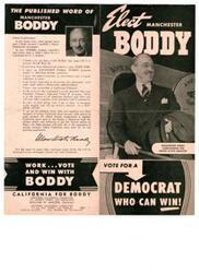 ["The document is a political advertisement for Helen Gahagan Douglas, who is running for United States Senator. It highlights her support for world peace, economic security, and various legislative measures. The advertisement is sponsored by Americans for Democratic Action and provides information about the organization's beliefs and officers. The document also includes other political advertisements for candidates running for governor, sheriff, lieutenant governor, county controller, attorney general, district attorney, and coroner. There is also information about a dinner event in support of Helen Gahagan Douglas."]