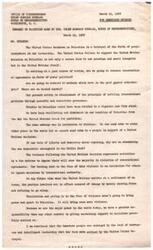 ["Congresswoman Helen Gahagan Douglas issued a statement praising the House Banking and Currency Committee for finally acting to bring out a housing bill to meet the needs and demands of the American people. She emphasized the importance of passing housing legislation and criticized some members of the House for needing poll results to understand the significance of housing and the high cost of living as important issues facing the country."]