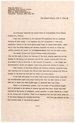 ["Congresswoman Helen Gahagan Douglas is urging for signatures on Discharge Petition #6 in order to push the Taft-Ellender-Wagner housing bill to a vote in the House of Representatives. She is confident that with more signatures, the bill could be out of committee by the end of the week. Douglas is calling on all Americans who support decent housing to urge their Representatives to sign the petition immediately."]