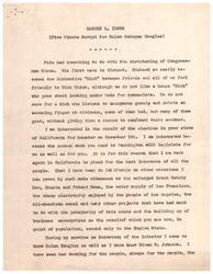 ["The document provides a detailed individual voting record for Douglas of California during the First Session of the 81st Congress, highlighting the votes cast on various bills and resolutions. The record includes information on roll calls, the outcome of votes, and specific bills and resolutions considered during the session."]