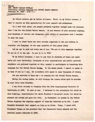 ["Helen Gahagan Douglas argues for the need for Federal aid to education in California, despite it being one of the richest states. Population growth has created a crisis in schools, with a shortage of classrooms and teachers. The state is struggling to keep up with the demand, and Douglas emphasizes the importance of providing equal educational opportunities for all children."]