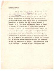 ["Helen Gahagan Douglas criticizes the Un-American Activities Committee for having too much power and using it to attack innocent people. She warns that this unchecked power is leading to the creation of a new Gestapo and undermining the public's confidence in the government. She also highlights a specific instance of anti-Semitic behavior by a committee investigator."]