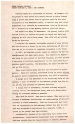 ["Honorable Helen Gahagan Douglas spoke about American Foreign Policy at the California Committee Douglas for Senator Dinner in 1950. She emphasized the importance of understanding and supporting United States policy, which aims to create a world where people can live in freedom and decency. She discussed the sacrifices and challenges involved in achieving these goals, particularly in the context of the Cold War. Douglas highlighted the role of the United Nations in promoting peace and the successful actions taken by the UN in Korea. She defended the decisions made at the Yalta and Potsdam conferences, explaining that they were primarily military decisions aimed at shortening the war and reducing American casualties. Douglas urged for a comprehensive understanding of American foreign policy actions and emphasized the importance of continuing to support the United Nations."]
