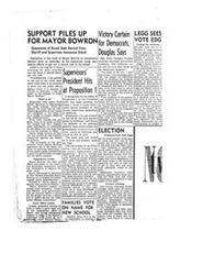 ["A star-studded rally is being held at the Hollywood Legion Stadium for Richard Nixon, who is running for United States Senator. The event is free and open to the public, with Dick Powell as the master of ceremonies. The rally will be broadcast on KFI and the NBC Network."]