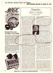 ["In a State-wide radio broadcast, Representative  Richard Nixon criticized his opponent, Representative  Helen Douglas, for misrepresenting his voting record on aid to Korea. He emphasized the importance of maintaining strong defenses to prevent war and urged the American people to support democracy. Nixon pledged to focus on his record and not engage in smear tactics."]