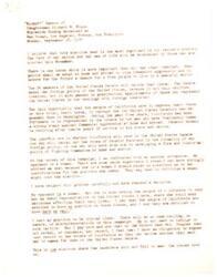 ["Bell is sending a message to Helen, letting her know that in case she hasn't seen it yet, she is sending it to her. The message is signed \"Best, Bell\" and dated October 17, 1950."]