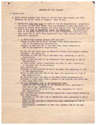 ["The document compares the voting records of Congresswoman Helen Douglas and Congressman Vito Marcantonio, highlighting the many times they voted in agreement on issues related to Un-American Activities and Internal Security. It also points out their shared opposition to various bills and investigations related to communism and national defense. The document questions whether California should send someone with a similar voting record to the United States Senate, suggesting support for Congressman Nixon instead."]