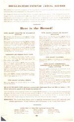 ["The document urges Democrats to put aside partisan prejudice and support Richard Nixon for United States Senator, instead of a candidate who is perceived as having a pro-Communist viewpoint. It praises Nixon's integrity, ability, and Americanism as evidenced by his record in Congress."]