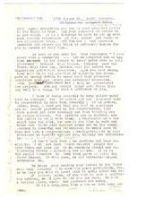 ["The author expresses concern about the spread of lies and malicious behavior in society, particularly in relation to political figures. They mention a Congressional investigation and their support for a specific political candidate. The author also discusses the mistreatment of farmers, public power, and small business owners by wealthy individuals. They express longing to see the recipient of the letter but are glad they are not involved in the current difficult situation. The author also provides an update on the health of a mutual acquaintance."]