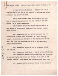 ["Helen Gahagan Douglas, speaking to the League of Women Voters in 1944, emphasizes the importance of the United States taking the lead in preventing future wars by working with other nations. She highlights the interconnectedness of the world and the need for international cooperation in addressing economic and social issues. Douglas argues that it is in America's best interest to participate in global initiatives for security and prosperity. She also mentions a pamphlet by the Electronic Corporation of America, which promotes a vision of peace and prosperity for all nations, not just America. Overall, Douglas calls for a shift towards a more cooperative and interconnected world, emphasizing the need for unity and collaboration among nations."]