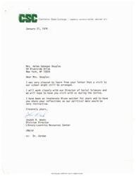 ["Congresswoman Douglas is unable to accept the invitation to speak at the University of Tennessee College of Law \"Law Week Symposium\" due to her busy schedule. The Speaker Coordinator, Ms. Heveran, had requested information on Congresswoman Douglas' availability and honorarium, but Ms. Stevens, Congresswoman Douglas' secretary, was unable to provide this information as she had forwarded the request to Congresswoman Douglas."]