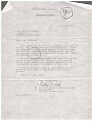 ["A social studies teacher at Hartford High School in White River Junction, Vermont, is teaching a course in political systems for the first time and wants to make it engaging for 9 students. They are seeking guest speakers, including Congresswoman Helen Gahagan Douglas, to talk about their campaign experiences. The teacher comes from a Democratic background and wants to expose students to different perspectives. They hope Mrs. Douglas will consider speaking to the class."]