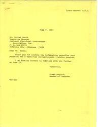 ["Darrel Booth, the Executive Manager of the Western Oklahoma Chapter of the National Electrical Contractors Association, is requesting approval for a certified apprenticeship training program. He believes that the union-sponsored program is more effective than the non-union programs in the area. Booth is seeking support from Congressman Wes Watkins and has contacted the United States Department of Labor for information on the status of their application. Warren C. Van Horne, Acting Director of the Bureau of Apprenticeship and Training, acknowledges Booth's letter and forwards their proposed standards for consideration."]