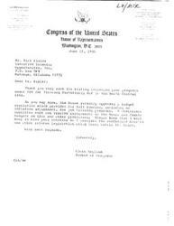 ["The ORO Development Corporation has been designated as the recipient of the 402 Job Training Partnership Act for Oklahoma for FY 85/86. They provide job training and support services for migrant and seasonal farm workers, with a program designed to help them obtain permanent, full-time employment. The corporation thanks Congressman Glenn English for his support and offers further information about their program."]