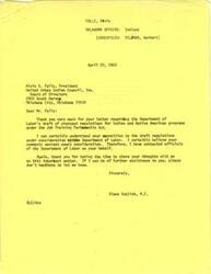 ["Multiple letters have been sent to the Department of Labor urging the prompt publication of proposed regulations for the Job Training Partnership Act. Indian tribes and organizations in Oklahoma are concerned about delays in publishing the regulations and have specific concerns about program effectiveness, support services, administrative costs, and performance standards. Members of the Oklahoma Congressional delegation have requested a meeting with Department of Labor officials to address these concerns and ensure that Indian Grantees have the opportunity to run programs that meet their needs."]