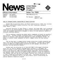 ["The Occupational Safety and Health Administration (OSHA) has referred a case involving the death of a 17-year-old worker in a cave-in at a construction site in Shawnee, Oklahoma to the United States Justice Department for possible criminal prosecution. The victim was suffocated after a trench collapsed while he was grading crushed rock. The employer, Amis Construction Co., could face fines or imprisonment if found guilty of willfully violating OSHA standards. Further details of the case are pending Justice Department review."]