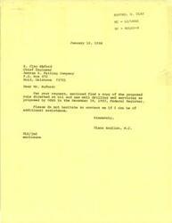 ["Congressman Glenn English received a letter from Bruce Hillenbrand, Director of OSHA's Federal-State Operations, stating that OSHA cannot support the Oklahoma Department of Labor's demonstration project on asbestos abatement due to lack of funding. Although OSHA provided partial help with the indirect cost rate, they could not fund the full amount needed. Commissioner Bill Paulk was informed of this decision and encouraged to resubmit the proposal for funding in Fiscal 1985. OSHA did not receive an increase in appropriations for consultation in FY 1984, making it impossible to consider the proposal under their current budget."]