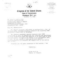 ["The document is a response to Congressman Glenn English's concerns about the number of programmed inspections in the construction industry in Oklahoma. The document states that approximately 55 percent of inspections in the Oklahoma City Area Office were in the construction industry, which is in line with national goals. The document reassures that the inspection program does not place a disproportionate burden on the construction industry and is necessary for ensuring safety and health."]
