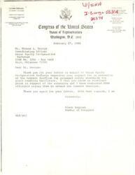 ["The document  is a correspondence between Congressman Glenn English and the United States Department of Labor regarding an extension of the comment period on OSHA's proposed standard for grain handling facilities. OSHA has extended the deadline until June 8, 1984, to allow interested parties more time to compile data and prepare responses. A hearing will also be conducted in Washington, D.C., to address specific issues raised in objections to the proposal."]