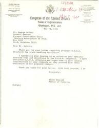 ["Glenn English, a member of Congress from the 6th District of Oklahoma, wrote a letter to Ms. Ruth Knight at O.S.H.A. regarding concerns from Oklahoma grain dealers about proposed changes to grain handling facilities. He enclosed letters from the dealers expressing objections and urged Ms. Knight to carefully consider their concerns."]